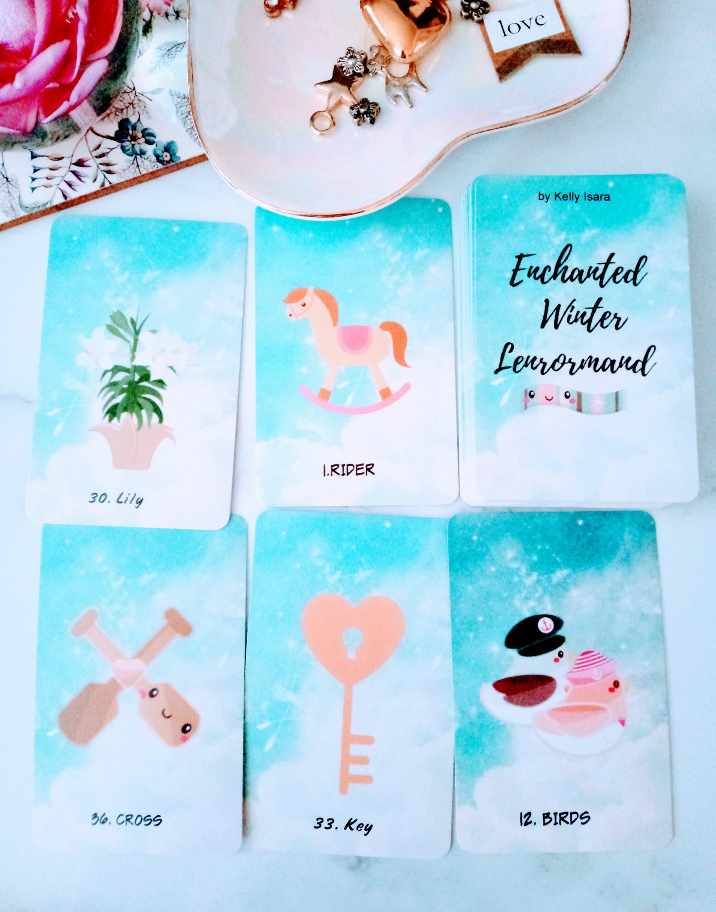 Enchanted Winter Lenormand deck