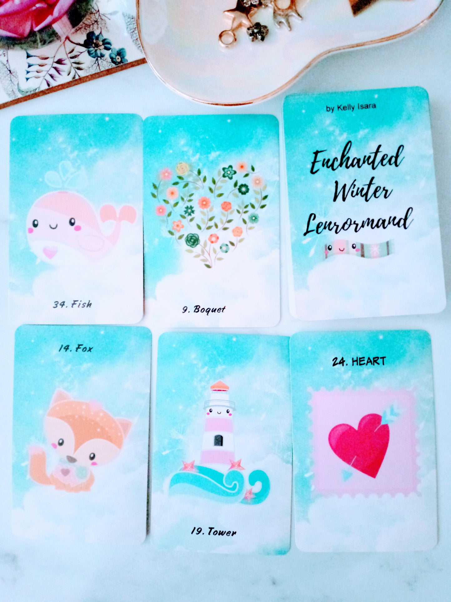 Enchanted Winter Lenormand deck