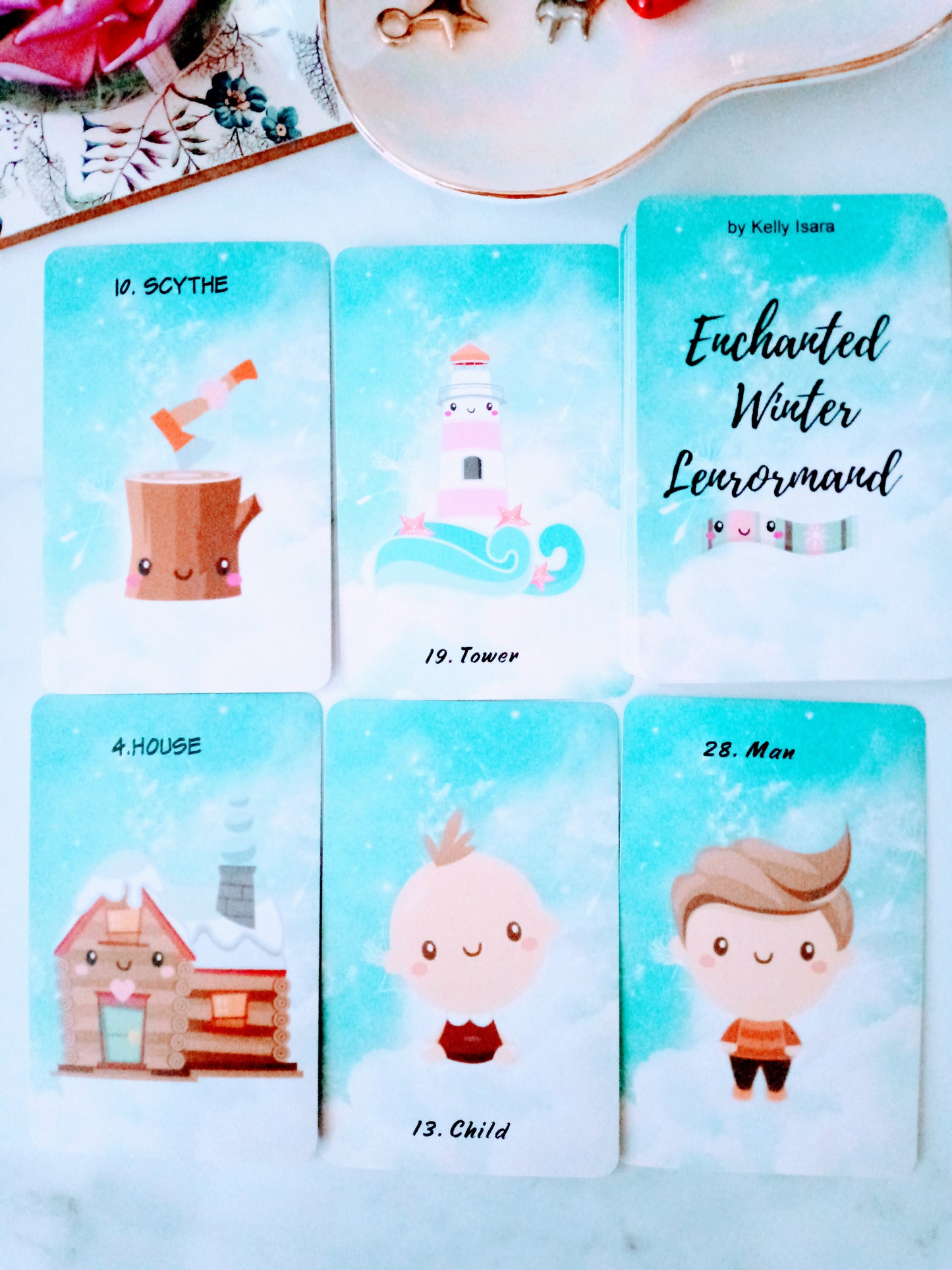 Enchanted Winter Lenormand deck