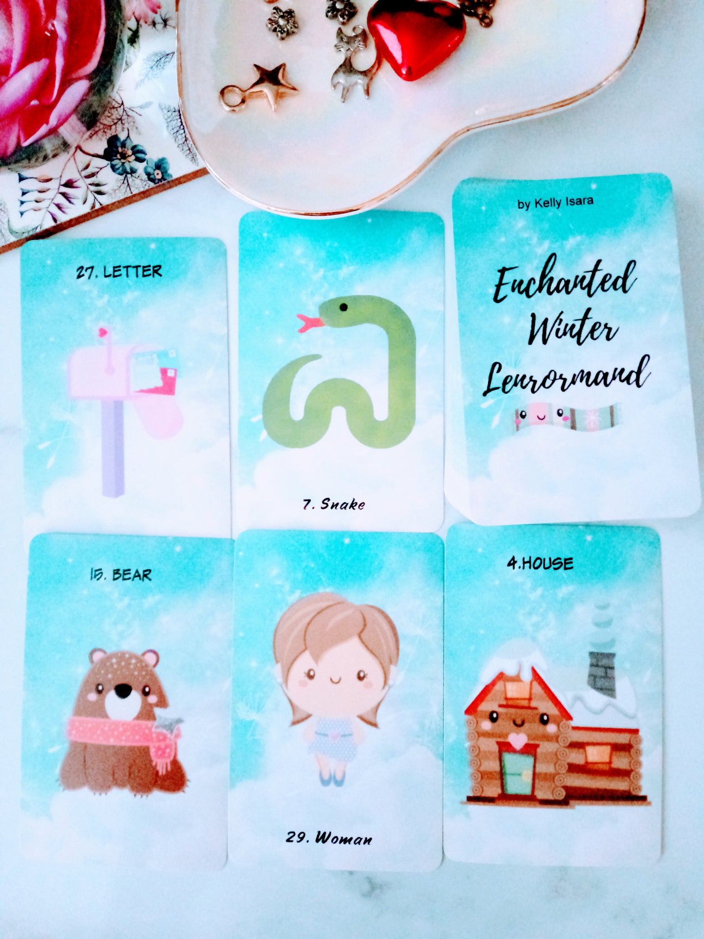 Enchanted Winter Lenormand deck