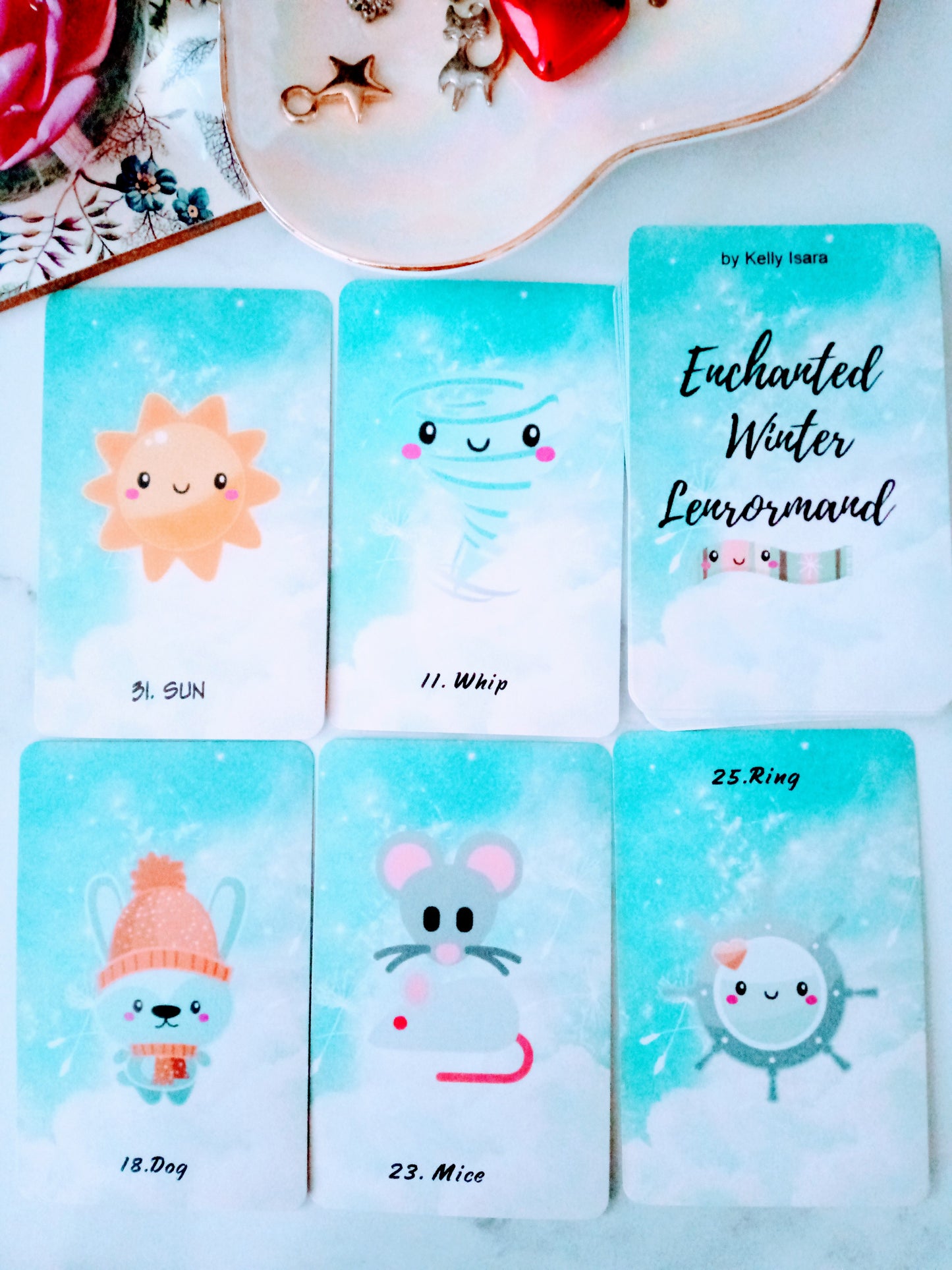 Enchanted Winter Lenormand deck