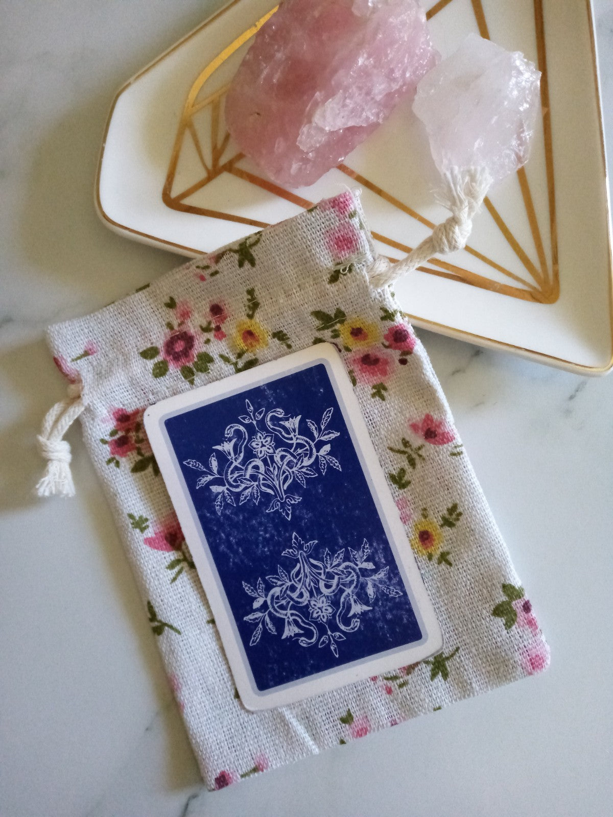 Tarot Oracle Bags Floral Vintage