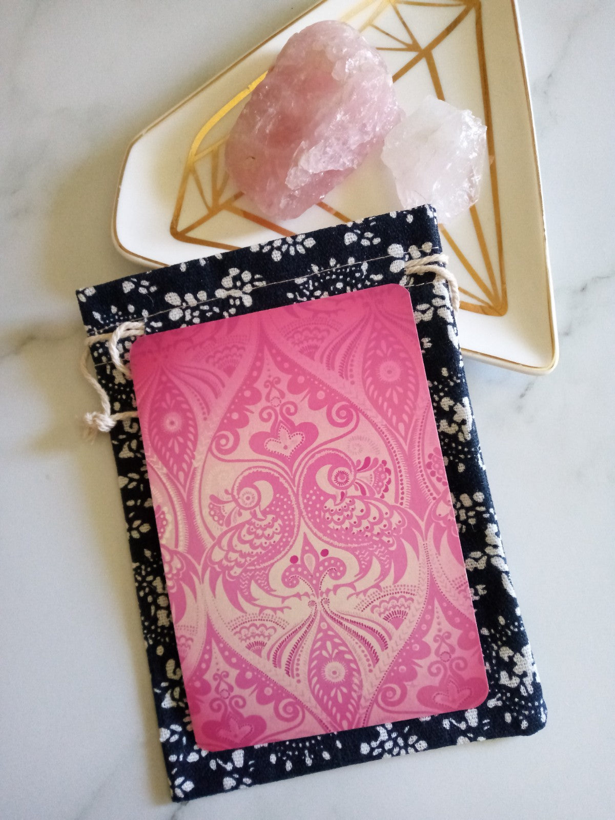 Tarot Oracle Bags Floral Vintage