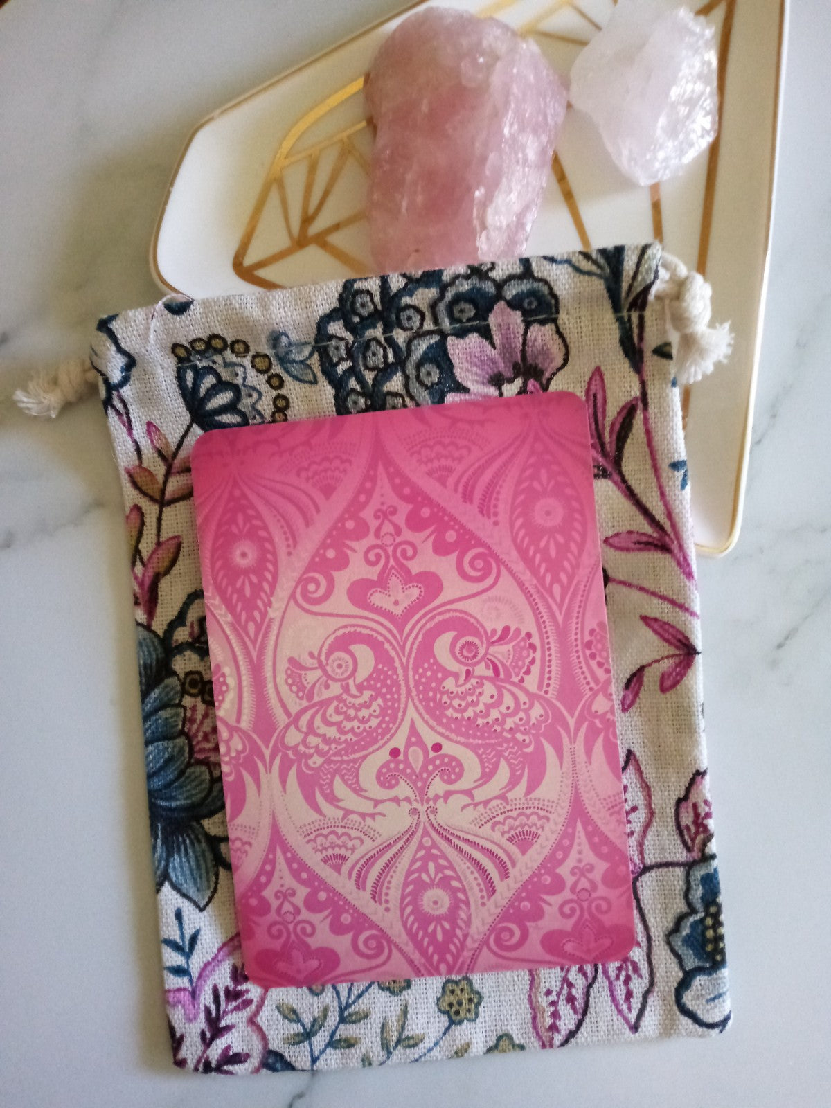 Tarot Oracle Bags Floral Vintage