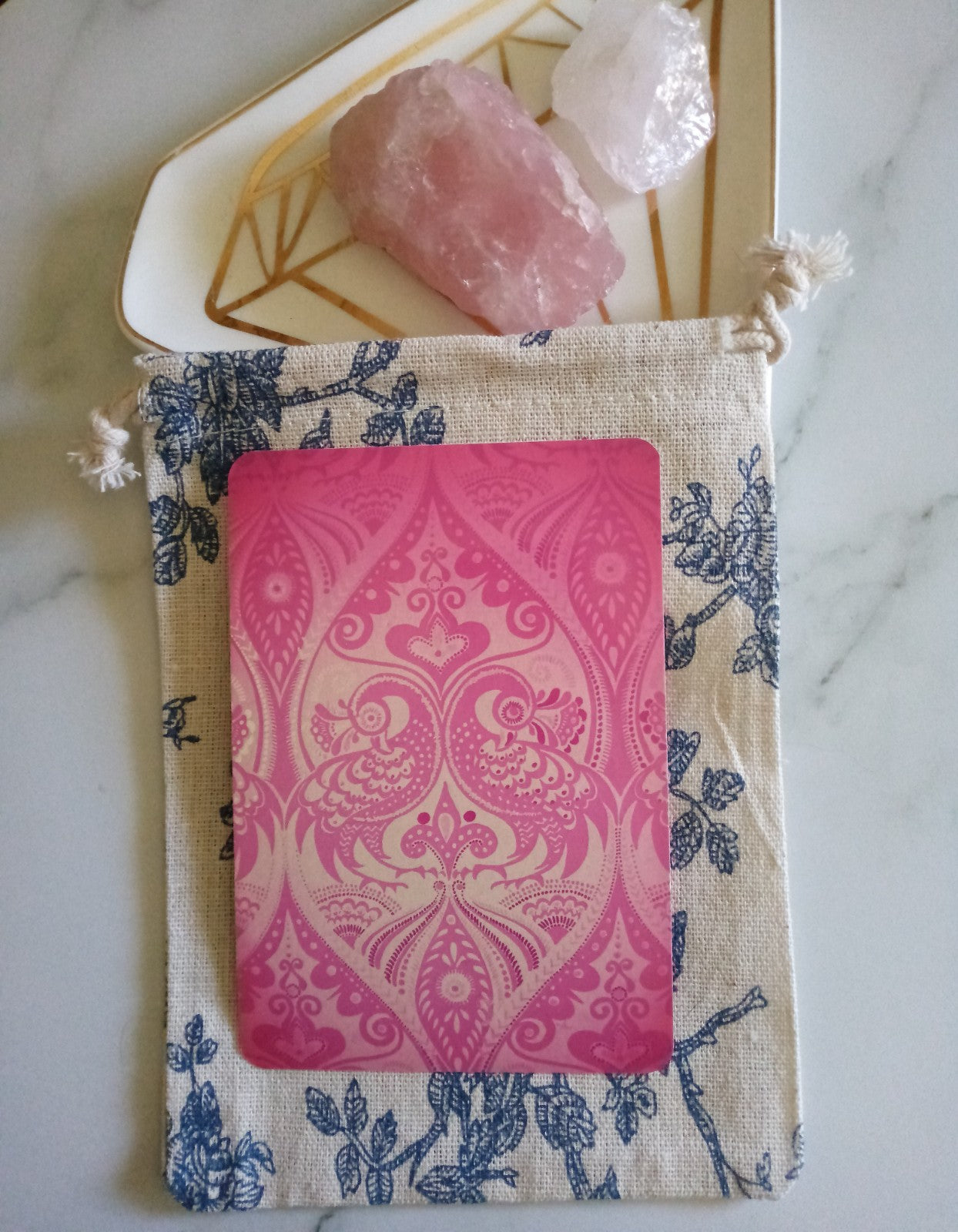 Tarot Oracle Bags Floral Vintage