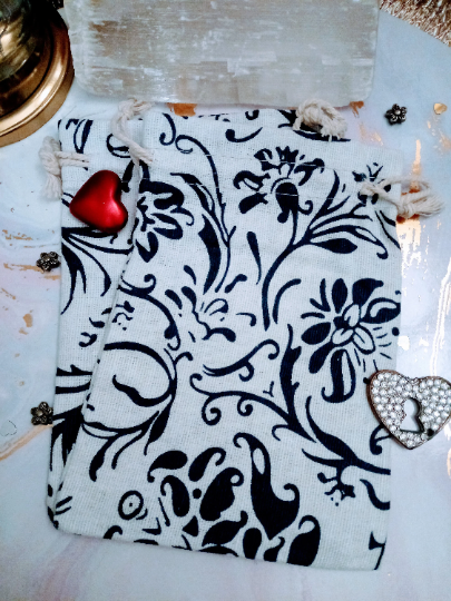 Tarot Oracle Bags Floral Vintage