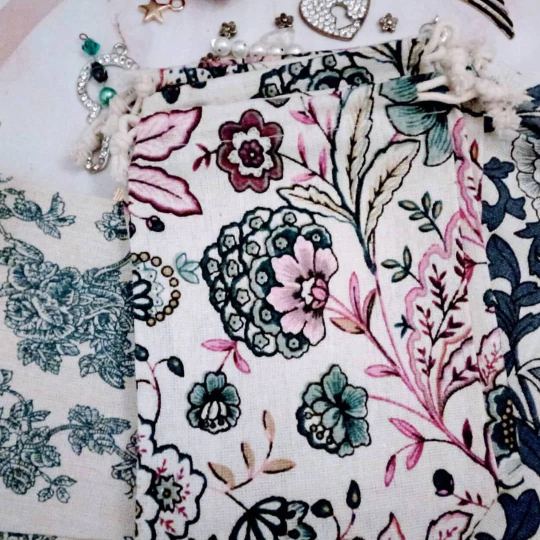 Tarot Oracle Bags Floral Vintage