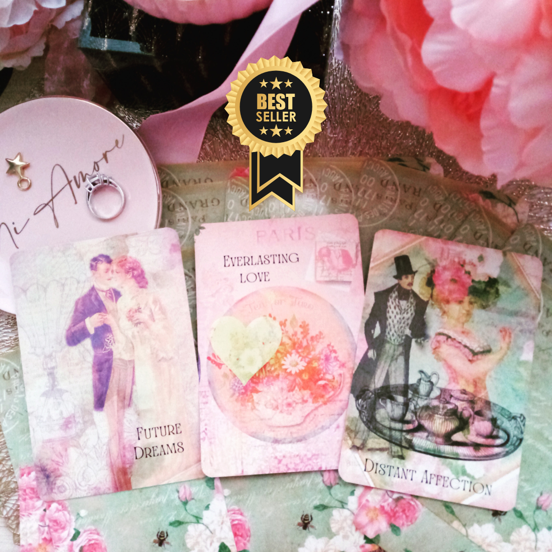 Romantic Teacup Wisdom Oracle