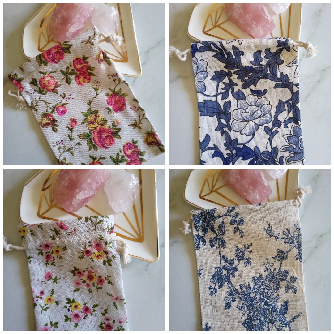 Tarot Oracle Bags Floral Vintage