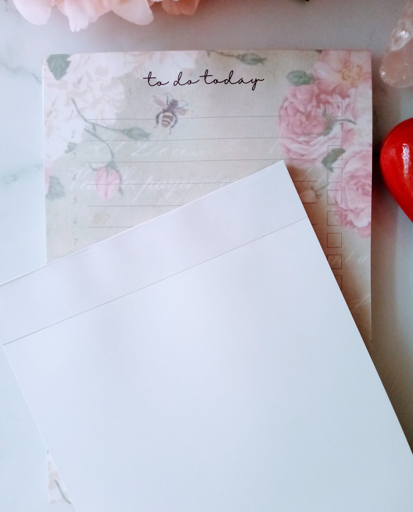 Note Pad Romantic