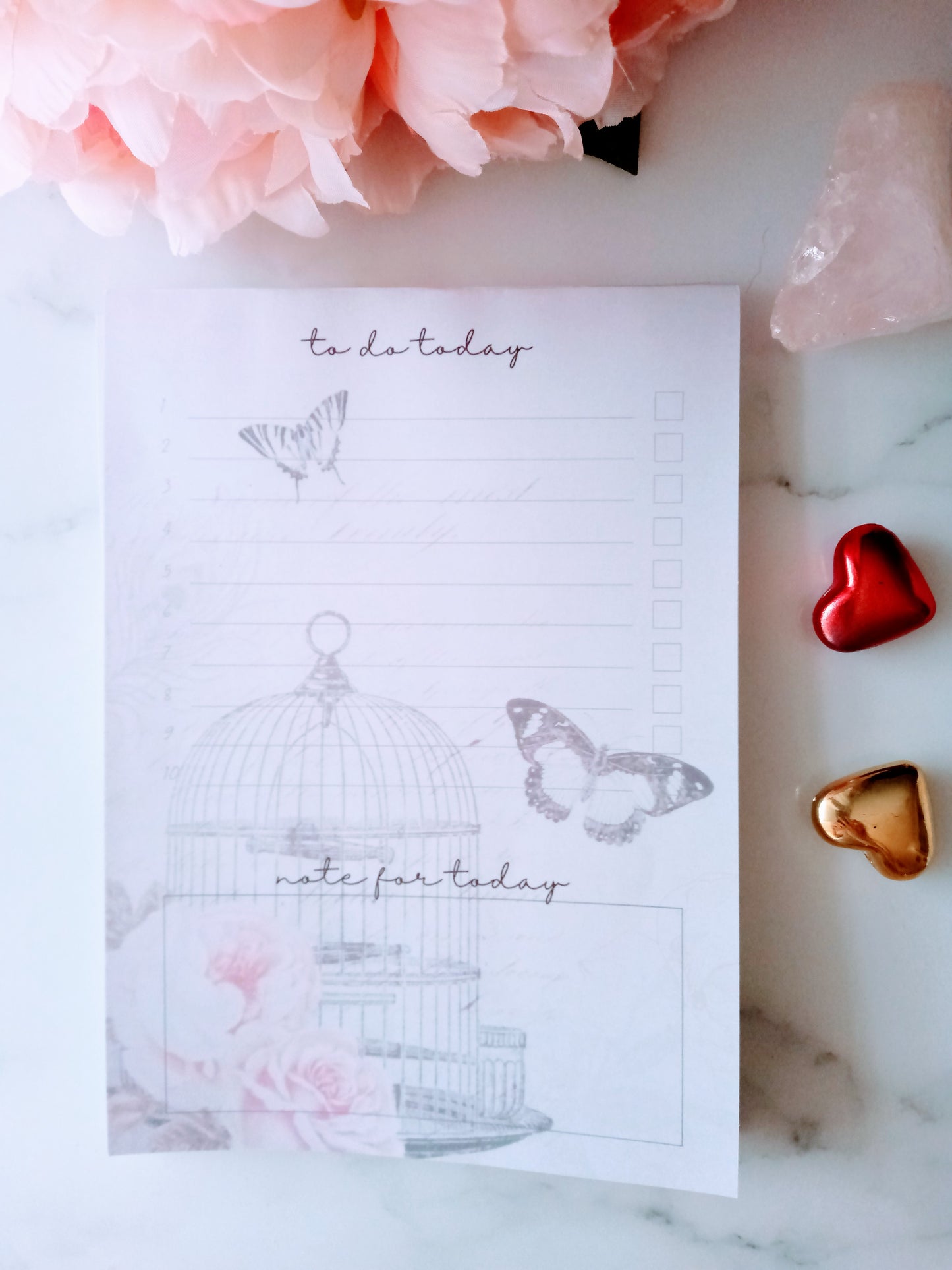 Note Pad Romantic