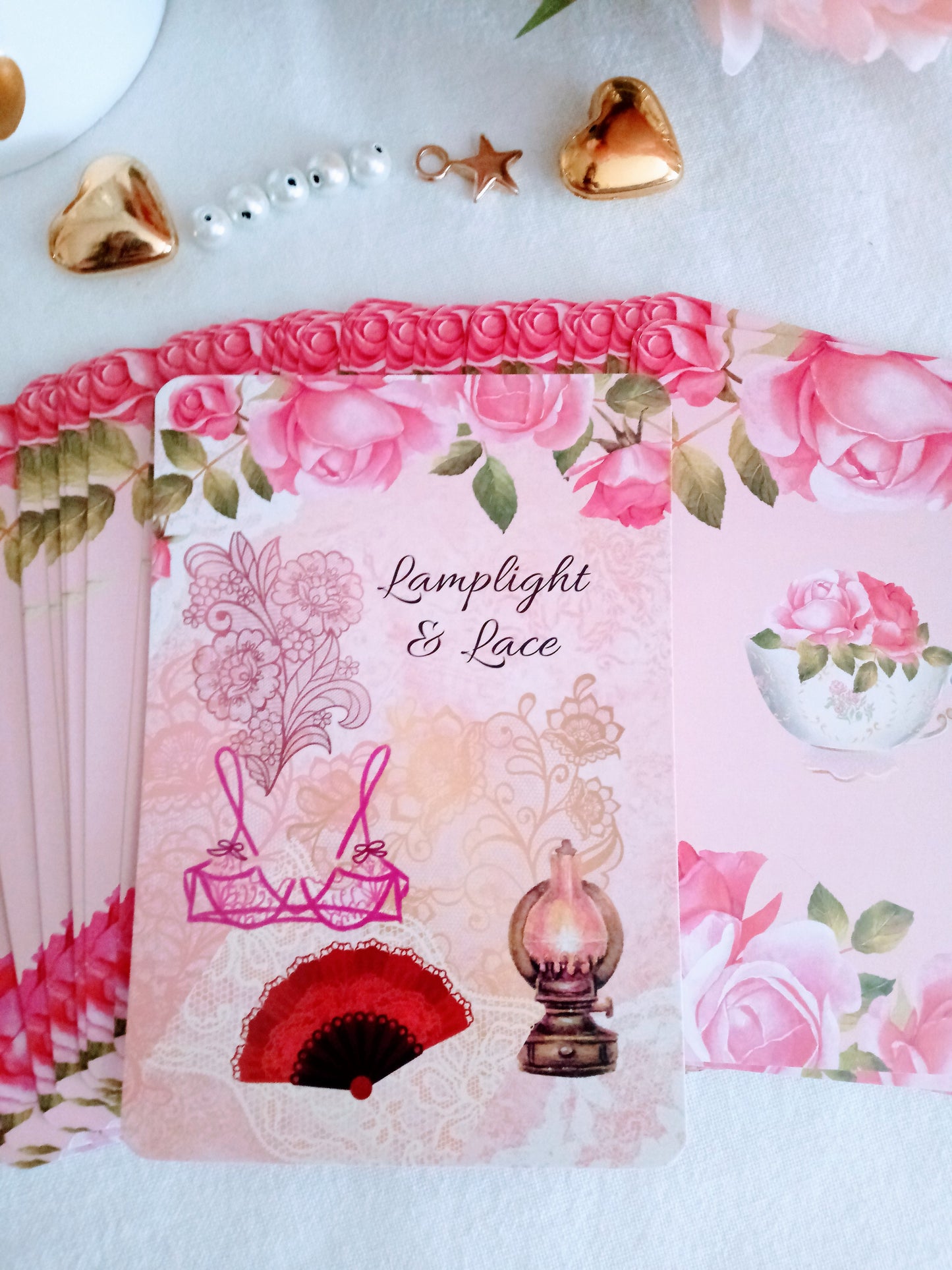 Rose Cottage Garden Teaparty Oracle