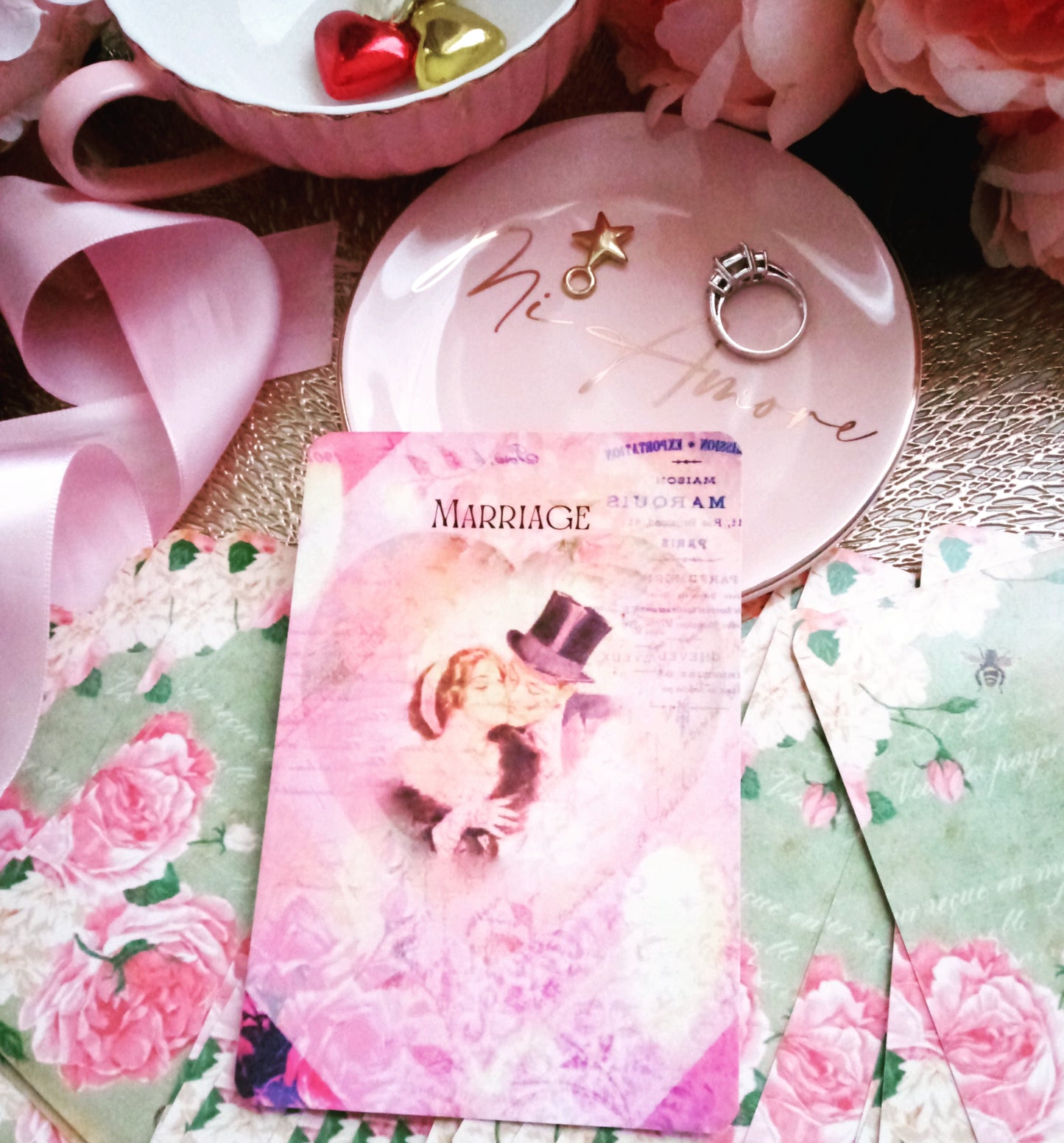 Romantic Teacup Wisdom Oracle