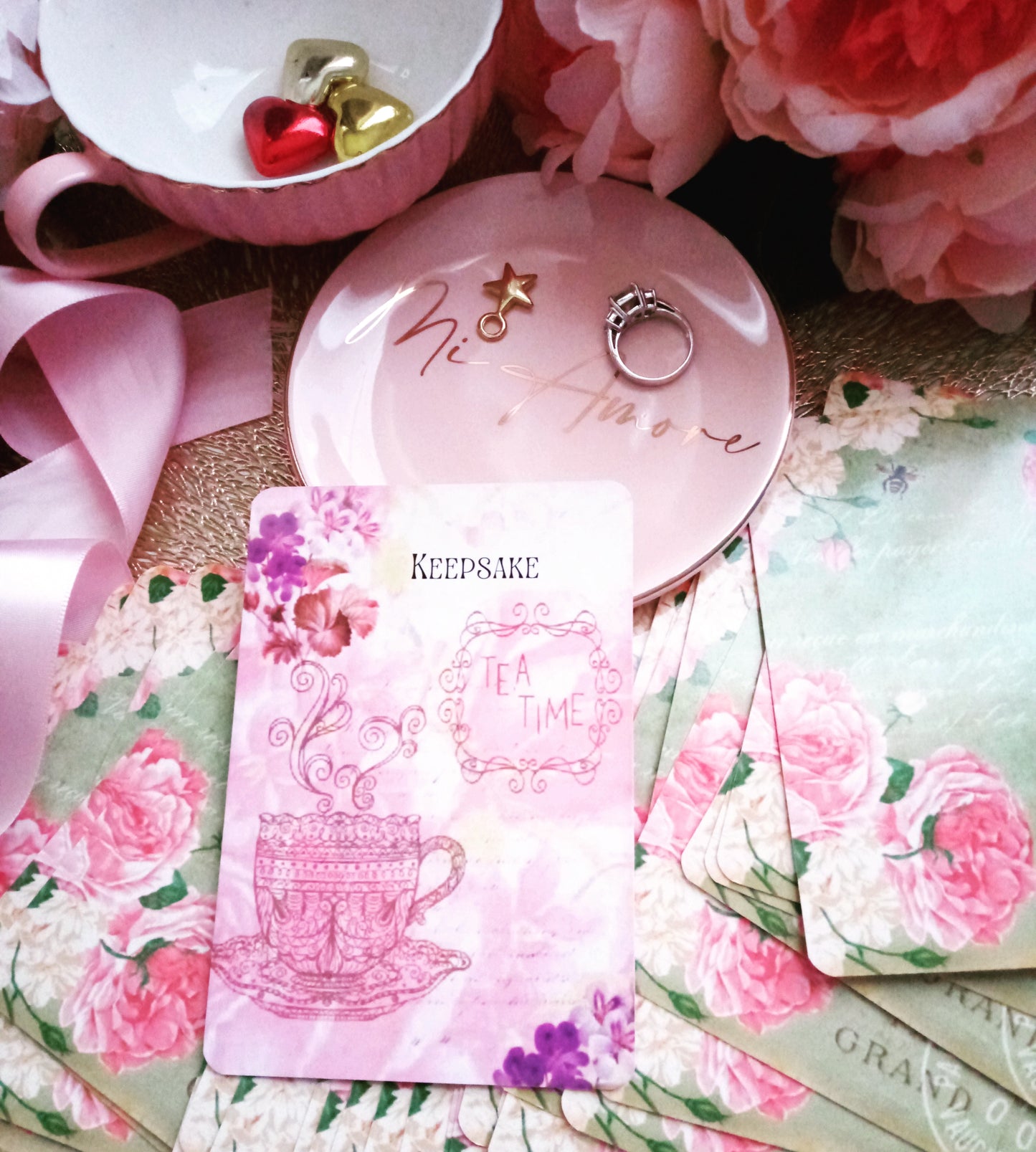 Romantic Teacup Wisdom Oracle