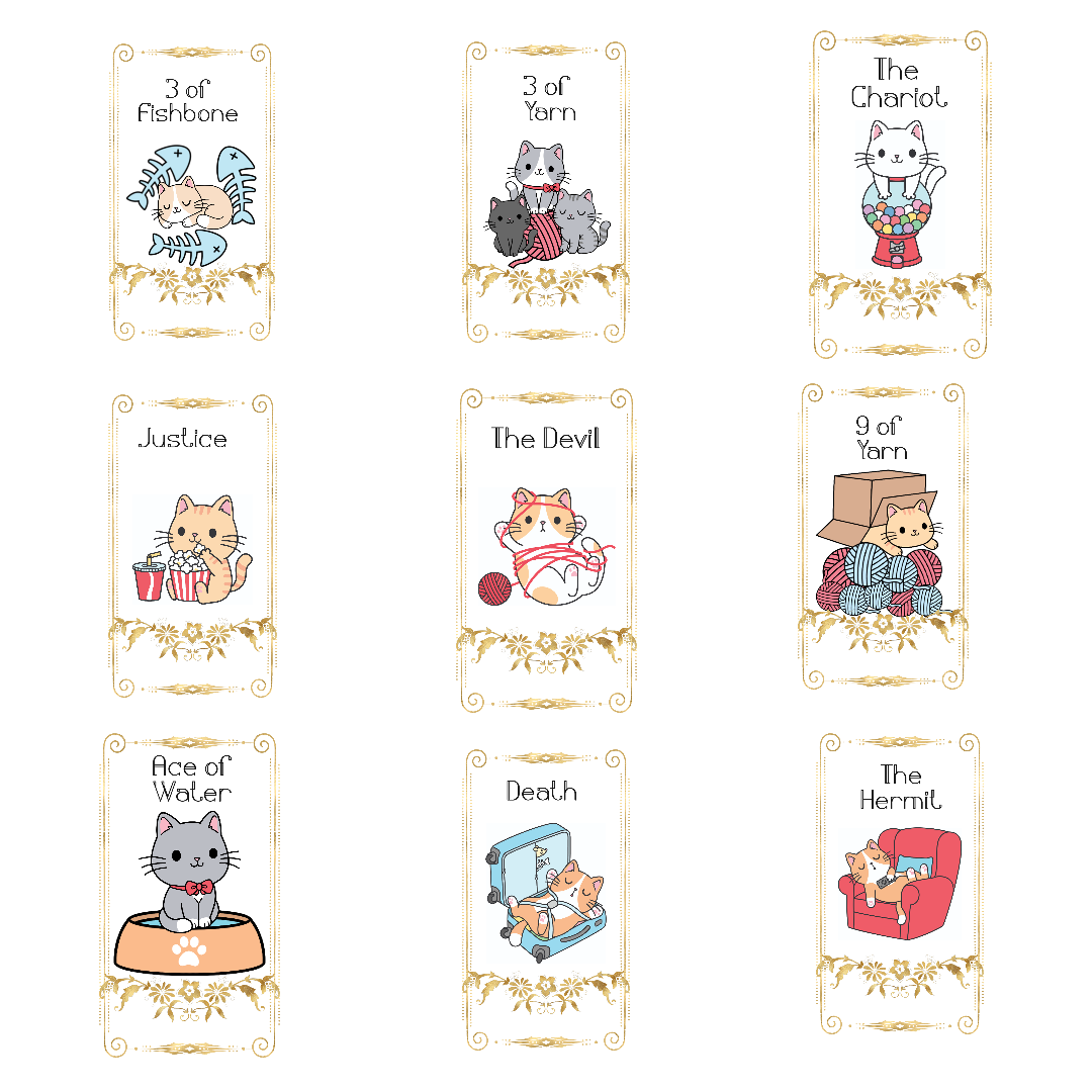 Sweet Mystic Kitty Tarot