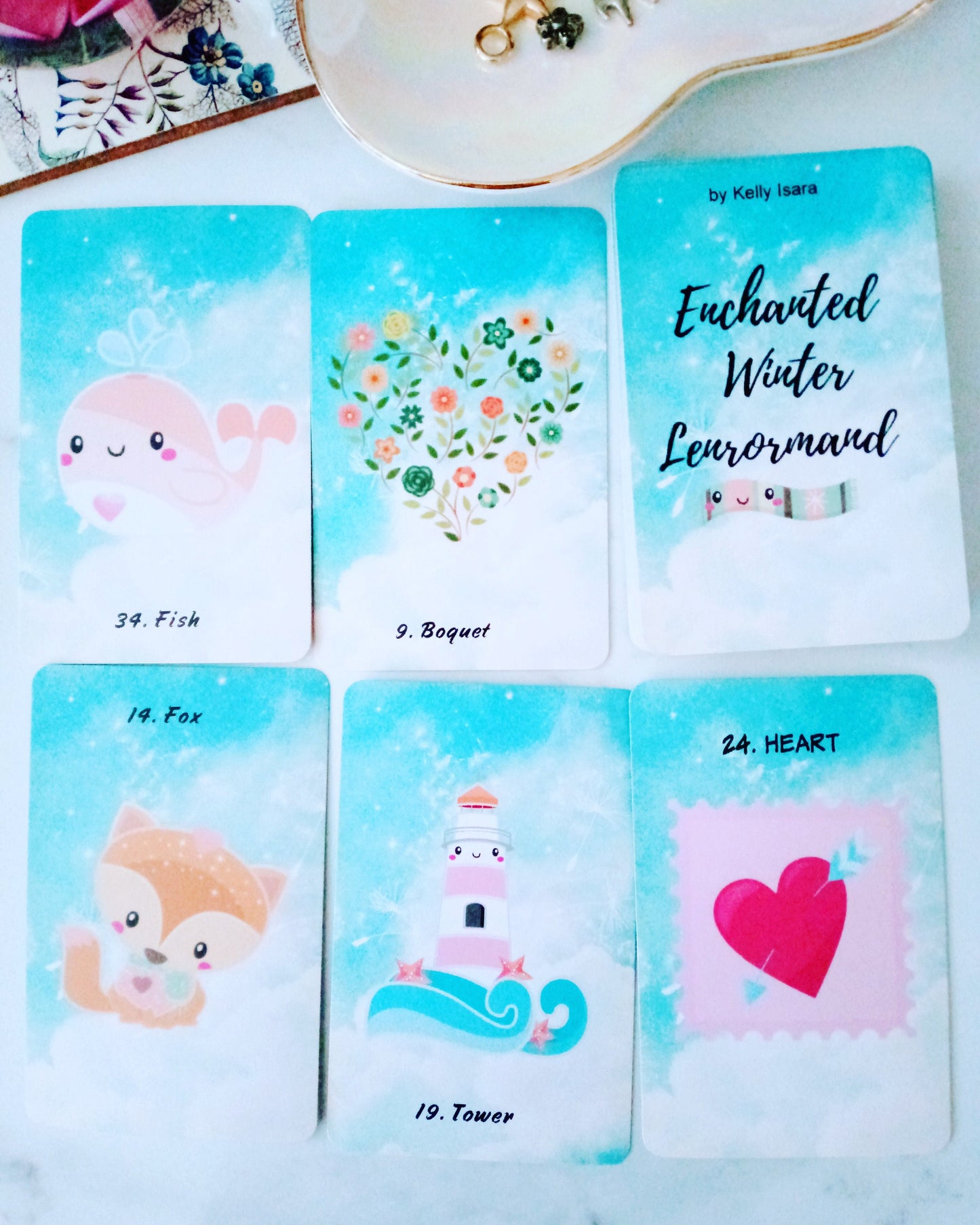 Enchanted Winter Lenormand deck