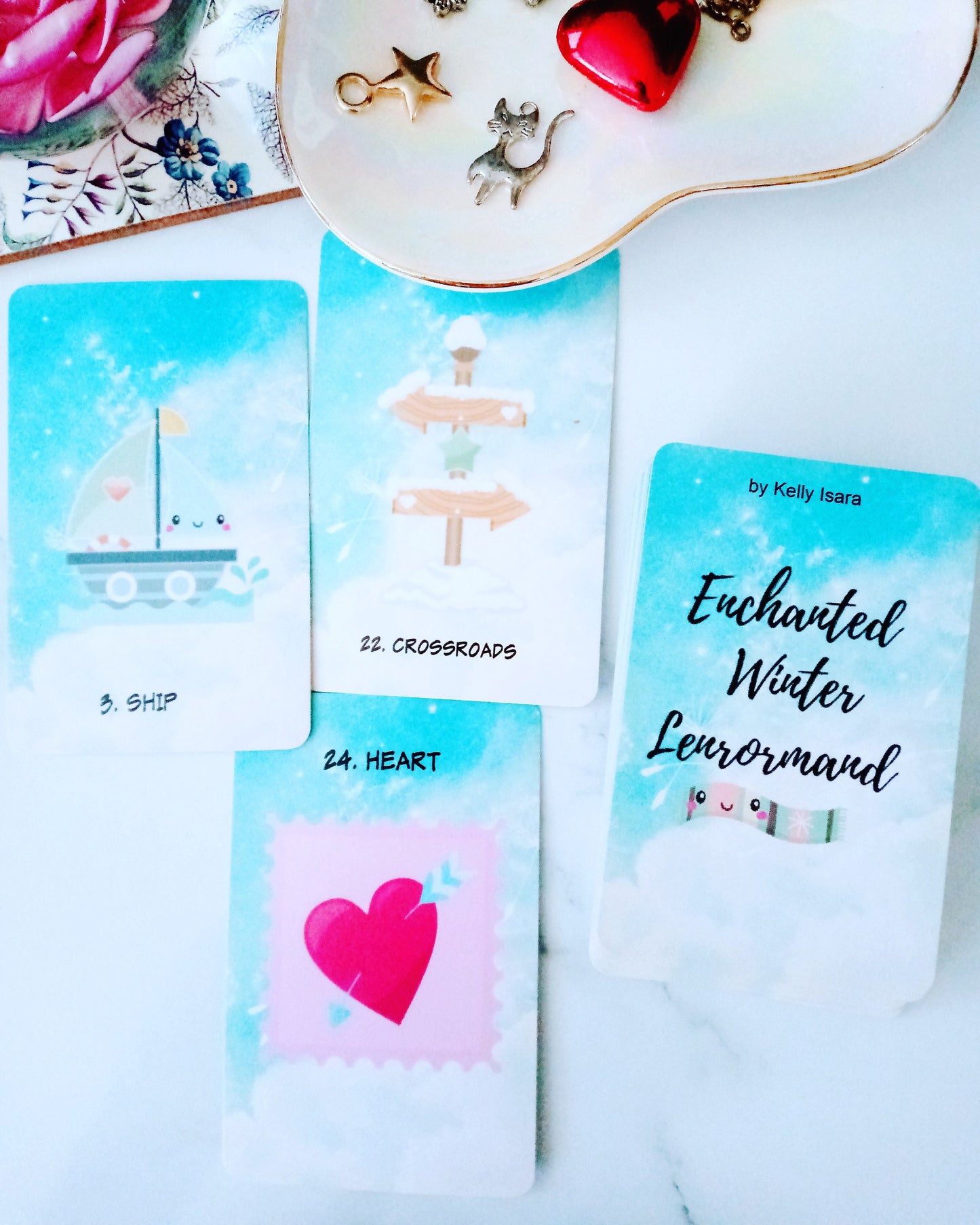 Enchanted Winter Lenormand deck
