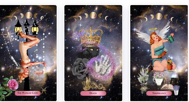 Wanderlust MoonSeeker Tarot ~ Night Sky