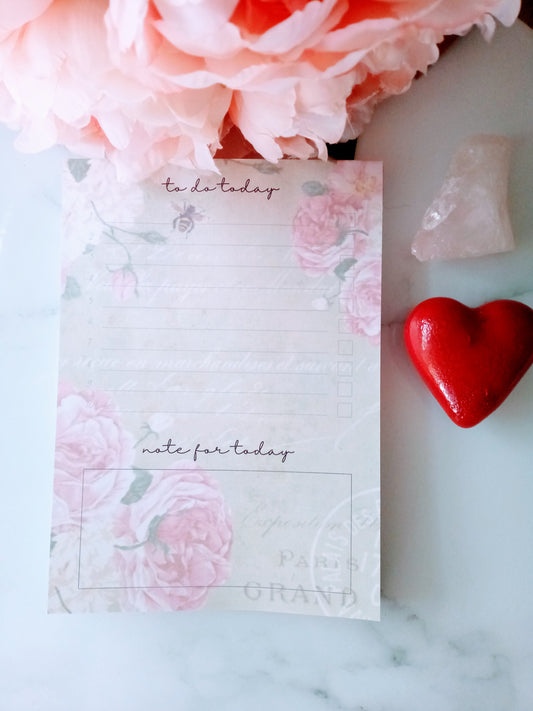 Note Pad Romantic